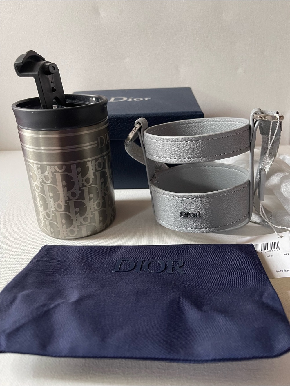 Dior Vibe Water Bottle & Bottle Holder Limited VIP Gift Novelty GWP. - Picture 8 of 13